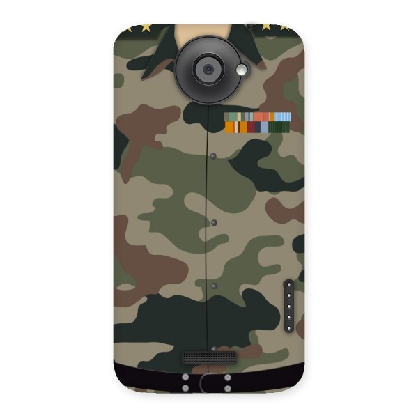 Army Uniform Back Case for HTC One X