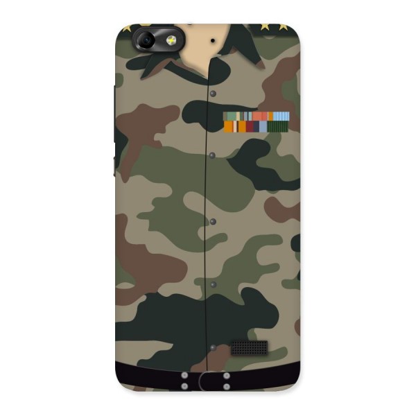 Army Uniform Back Case for Honor 4C