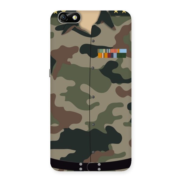 Army Uniform Back Case for Honor 4X