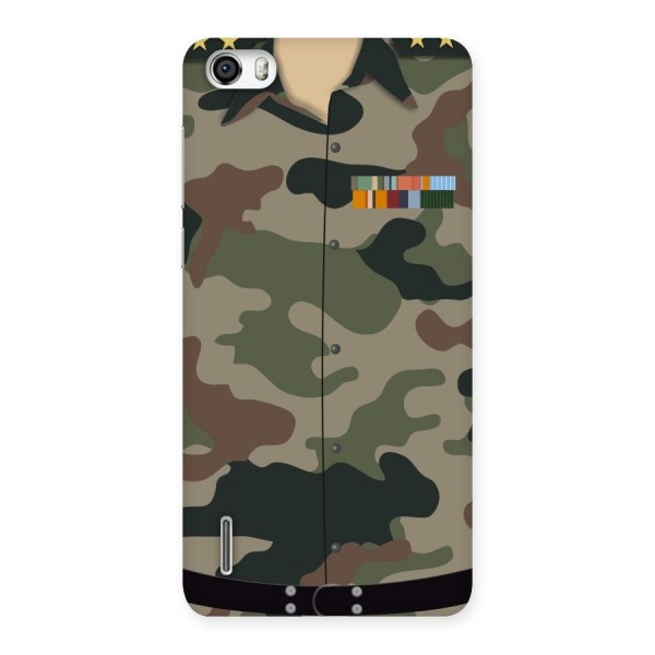 Army Uniform Back Case for Honor 6