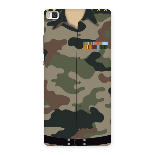 Army Uniform Back Case for Huawei P8