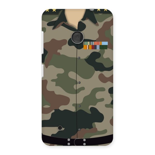 Army Uniform Back Case for Lumia 530