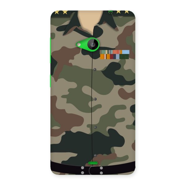 Army Uniform Back Case for Lumia 535