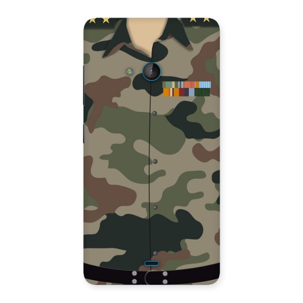 Army Uniform Back Case for Lumia 540