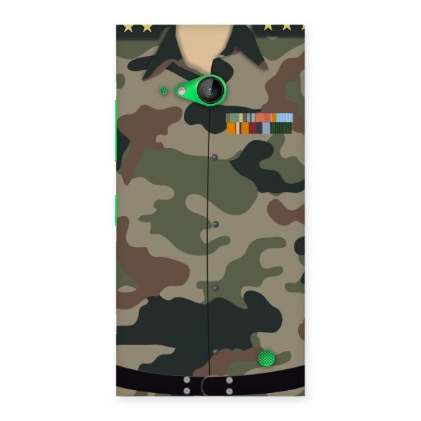 Army Uniform Back Case for Lumia 730