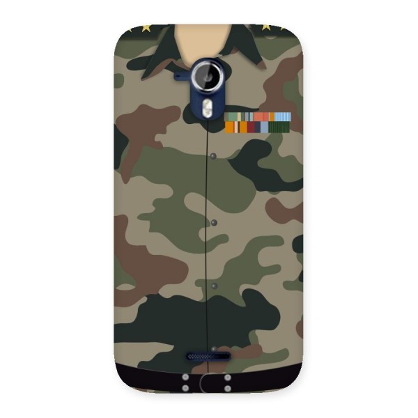 Army Uniform Back Case for Micromax Canvas Magnus A117