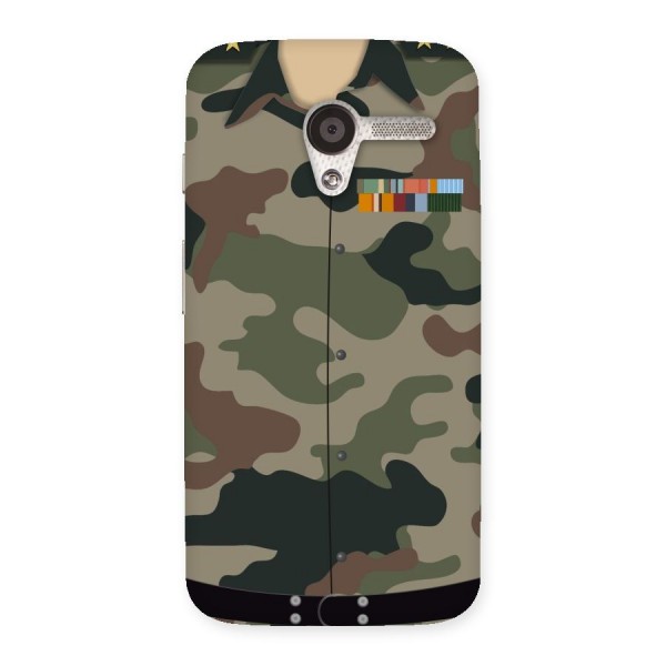 Army Uniform Back Case for Moto X