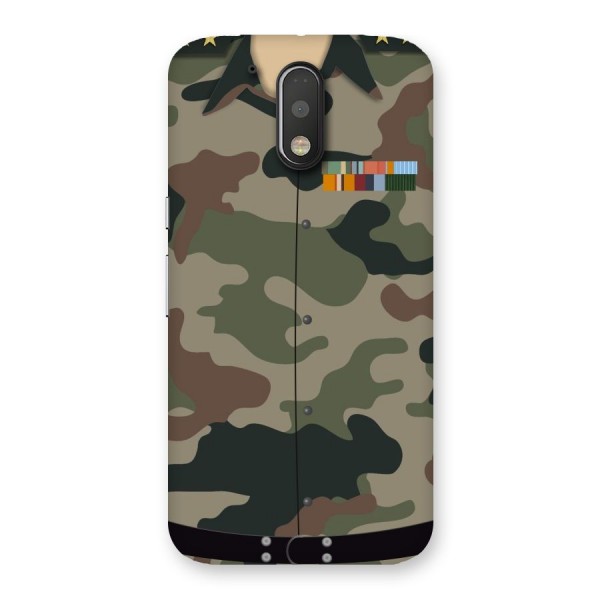 Army Uniform Back Case for Motorola Moto G4