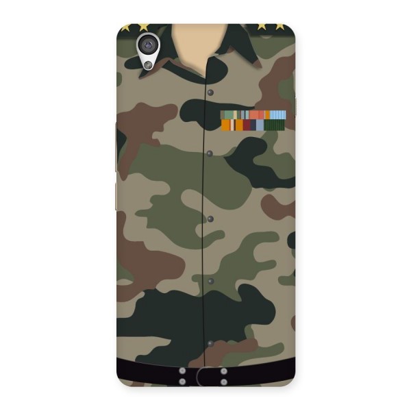 Army Uniform Back Case for OnePlus X