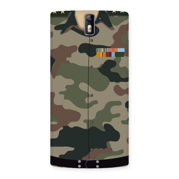 Army Uniform Back Case for One Plus One