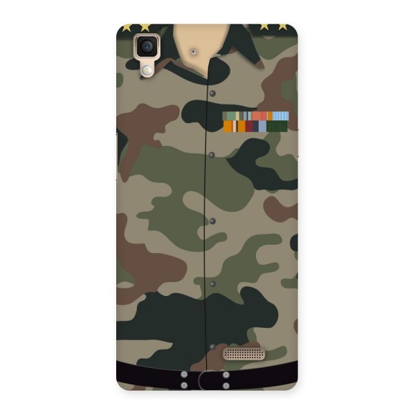 Army Uniform Back Case for Oppo R7