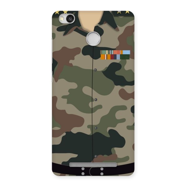 Army Uniform Back Case for Redmi 3S Prime