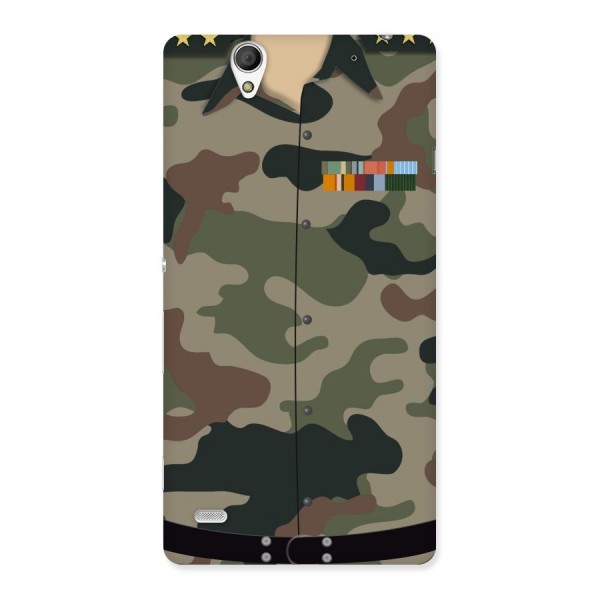 Army Uniform Back Case for Sony Xperia C4