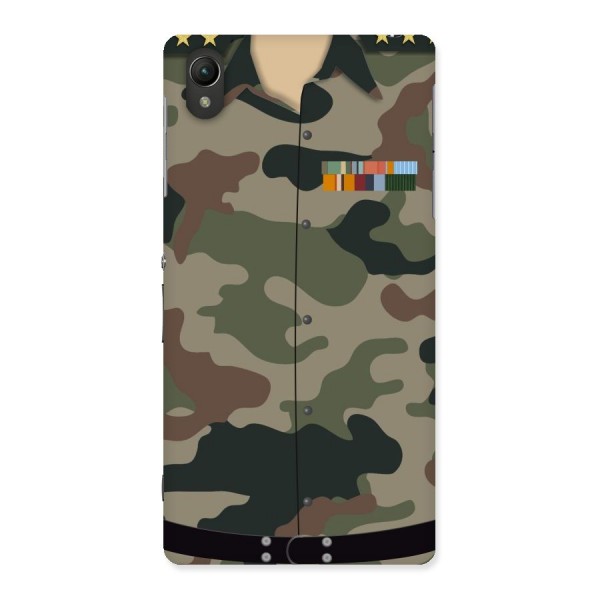 Army Uniform Back Case for Sony Xperia Z2
