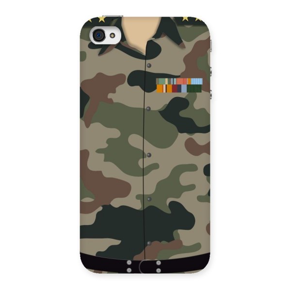 Army Uniform Back Case for iPhone 4 4s
