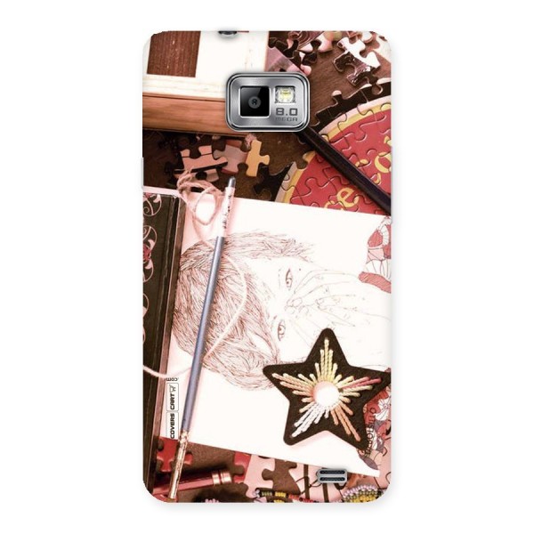 Artistic Messy Back Case for Galaxy S2