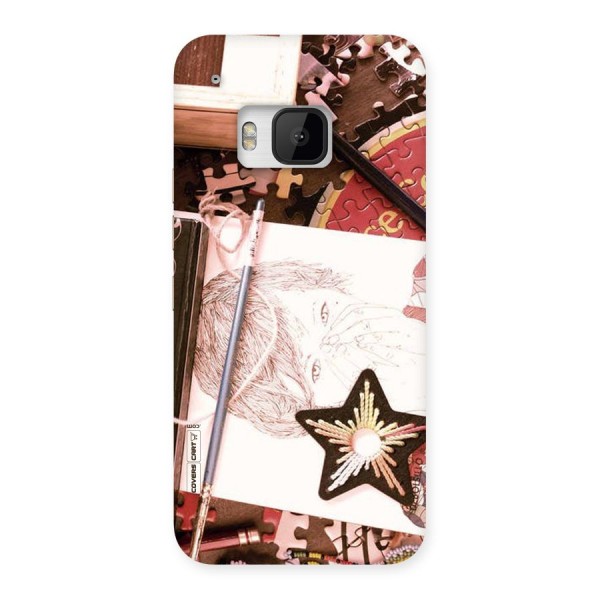 Artistic Messy Back Case for HTC One M9