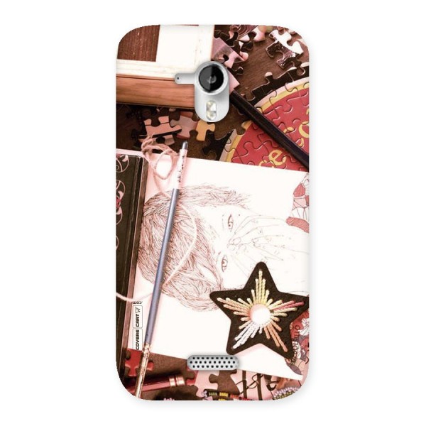 Artistic Messy Back Case for Micromax Canvas HD A116