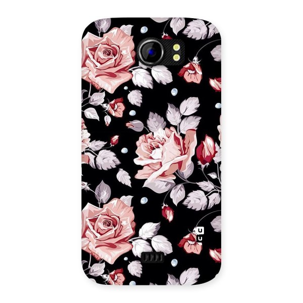 Artsy Floral Back Case for Micromax Canvas 2 A110