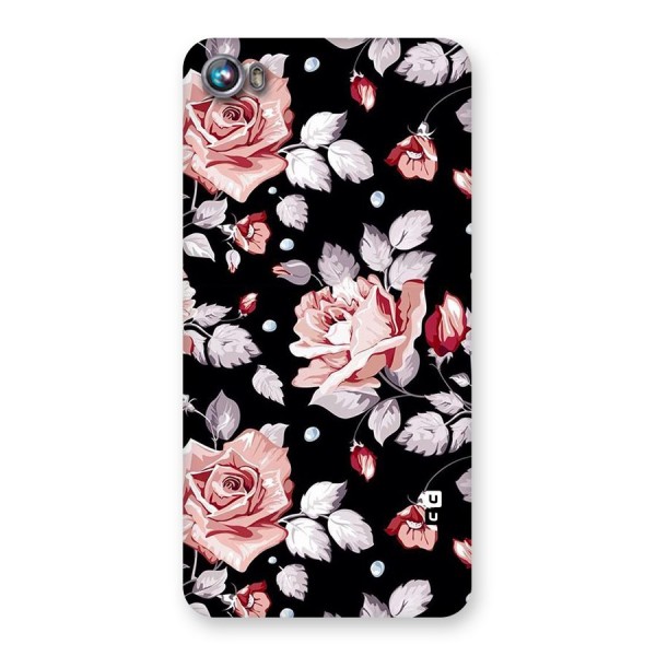 Artsy Floral Back Case for Micromax Canvas Fire 4 A107