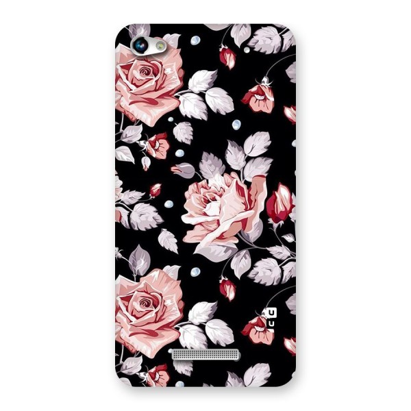 Artsy Floral Back Case for Micromax Hue 2