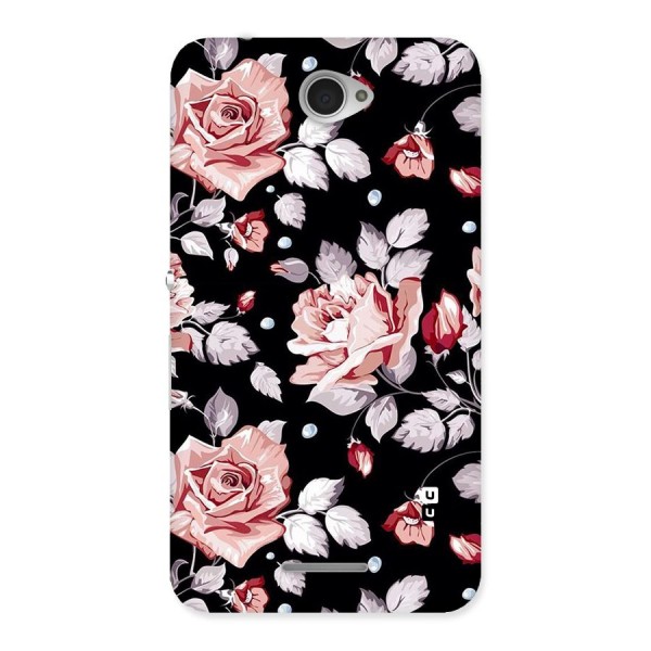 Artsy Floral Back Case for Sony Xperia E4