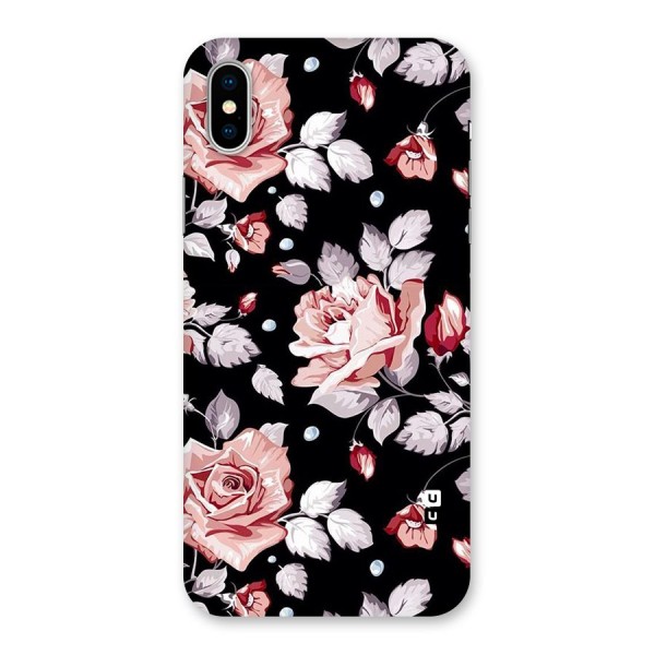 Artsy Floral Back Case for iPhone X