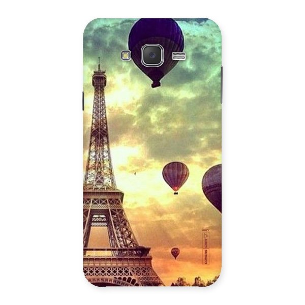 Artsy Hot Balloon And Tower Back Case for Galaxy J7
