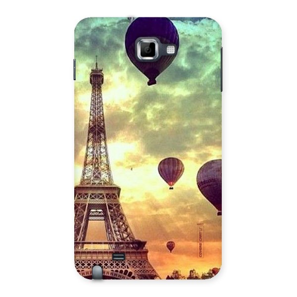Artsy Hot Balloon And Tower Back Case for Galaxy Note