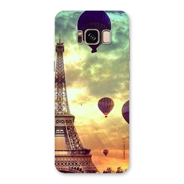 Artsy Hot Balloon And Tower Back Case for Galaxy S8