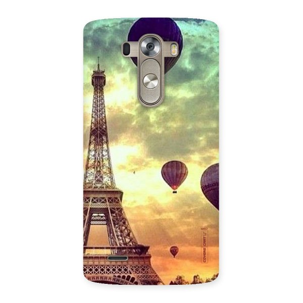 Artsy Hot Balloon And Tower Back Case for LG G3