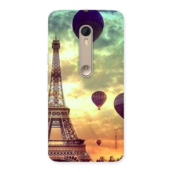 Artsy Hot Balloon And Tower Back Case for Motorola Moto X Style