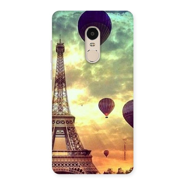 Artsy Hot Balloon And Tower Back Case for Xiaomi Redmi Note 4