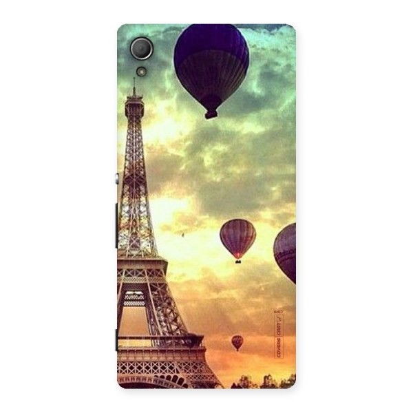 Artsy Hot Balloon And Tower Back Case for Xperia Z3 Plus