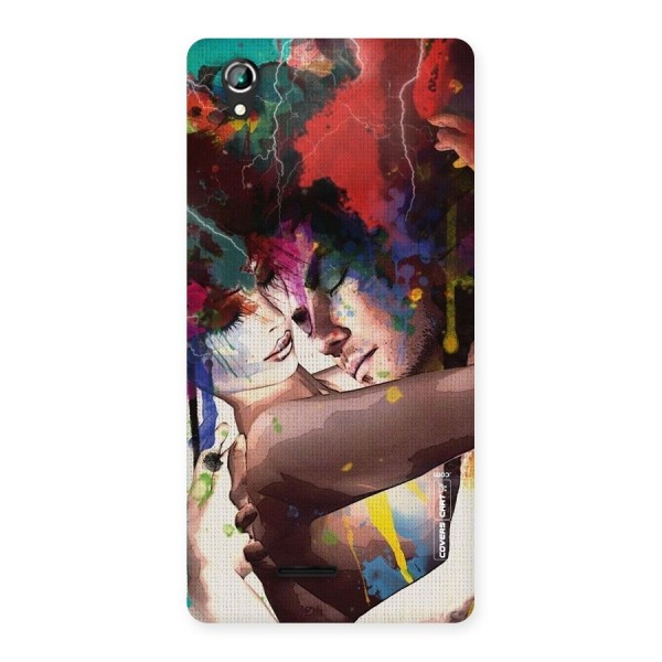 Artsy Romance Back Case for Lava Iris 800