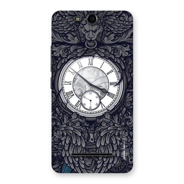 Artsy Wall Clock Back Case for Micromax Canvas Juice 3 Q392
