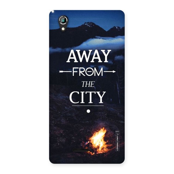 Away From City Back Case for Lava Iris 800