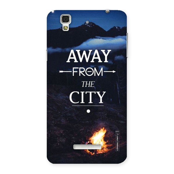 Away From City Back Case for YU Yureka Plus