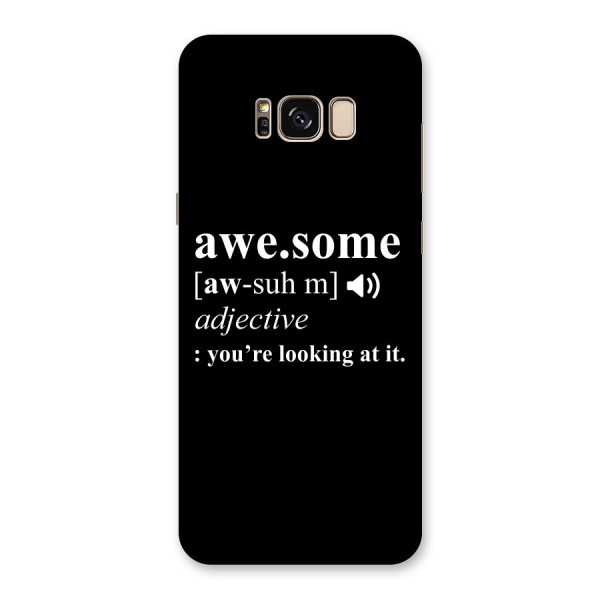 Awesome Looking at it Back Case for Galaxy S8 Plus