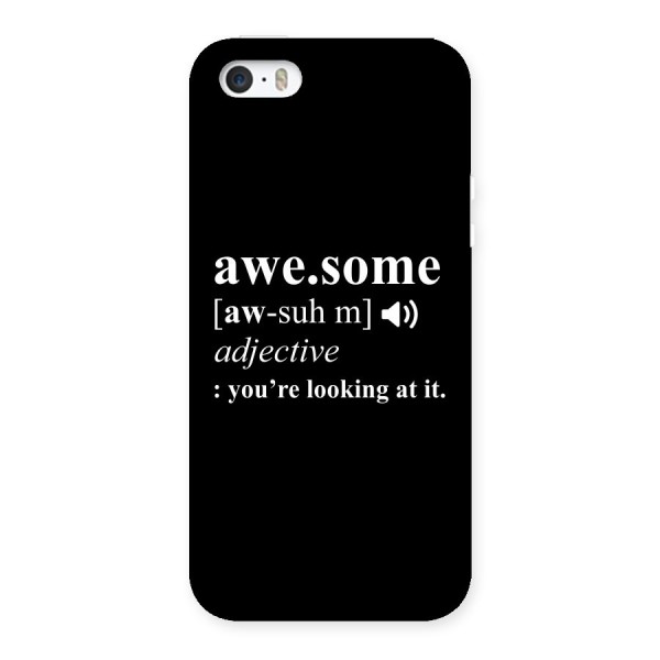 Awesome Looking at it Back Case for iPhone 5 5S