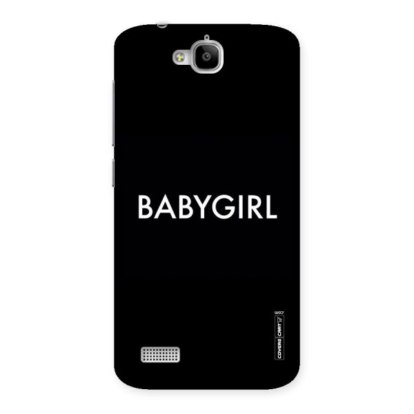 Baby Girl Back Case for Honor Holly