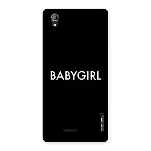 Baby Girl Back Case for Lava Iris 800