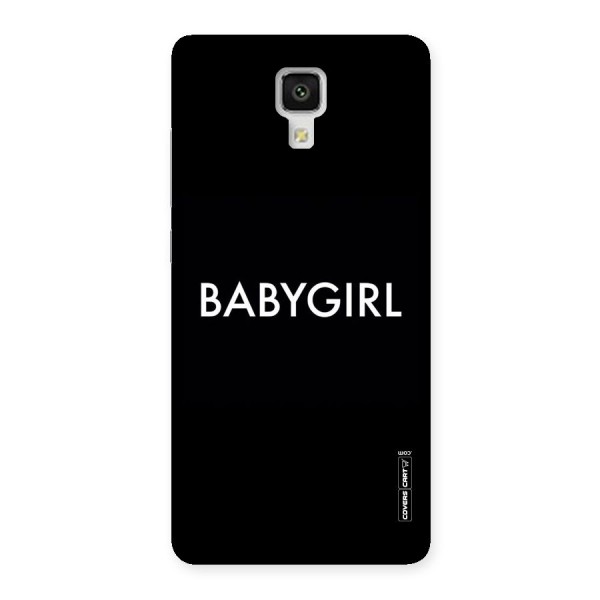 Baby Girl Back Case for Xiaomi Mi 4