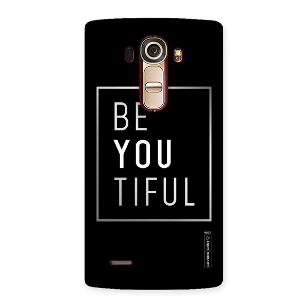 Be You Beautiful Back Case for LG G4