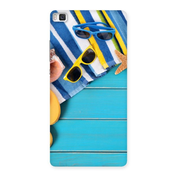 Beach Ready Back Case for Huawei P8