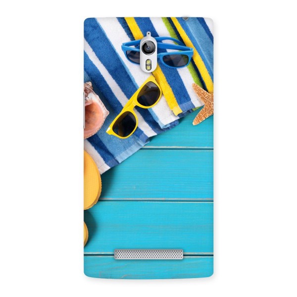 Beach Ready Back Case for Oppo Find 7
