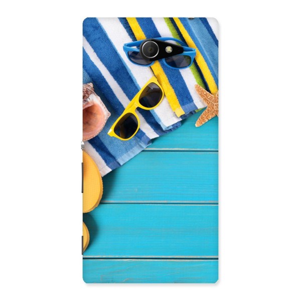 Beach Ready Back Case for Sony Xperia M2