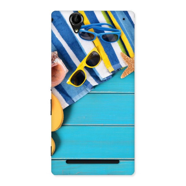 Beach Ready Back Case for Sony Xperia T2