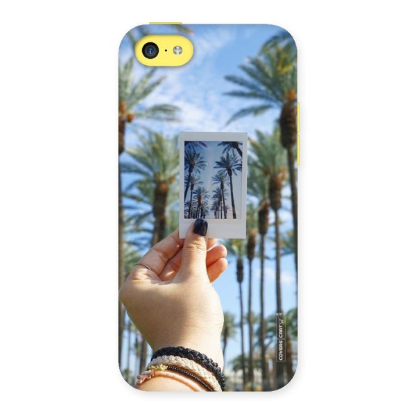 Beach Trees Back Case for iPhone 5C