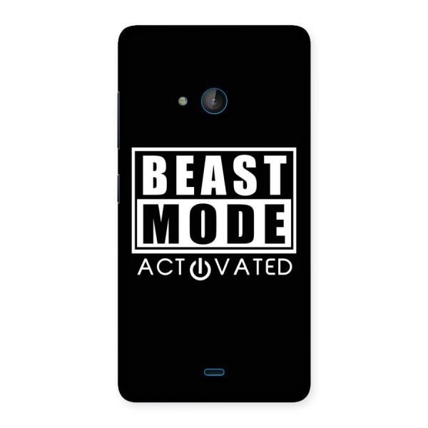Beast Mode Activated Back Case for Lumia 540